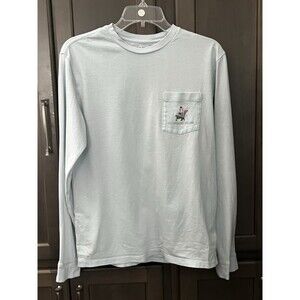 Vineyard Vines Golf Bag Christmas T-Shirt Men’s Small Long Sleeve 2022